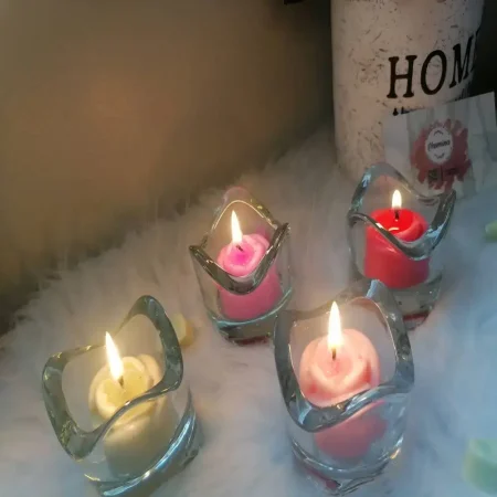 مجموعة شمع صغير مصنوع يدويًا بروائح عطرية متعددة